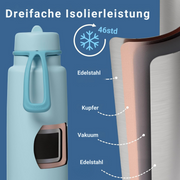 1L Insulated Flip Top Bottle - lagoon
